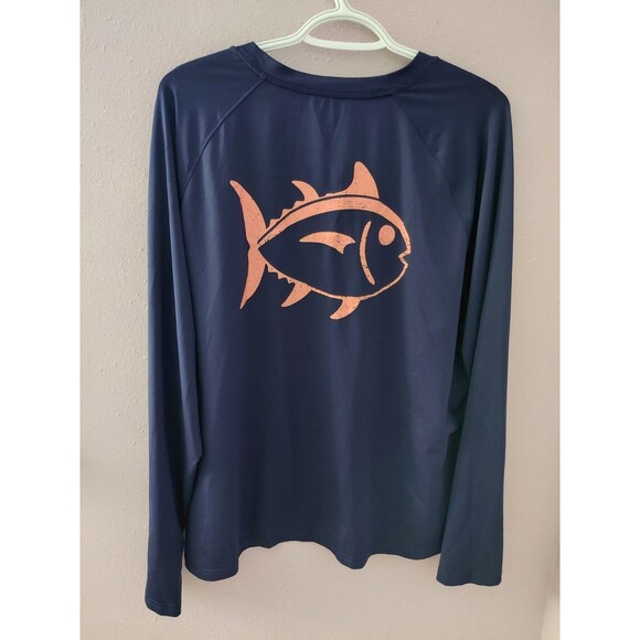 Southern Tide Blue Long Sleeve T-Shirt Men's Size XL Performance Wear - Picture 4 of 6